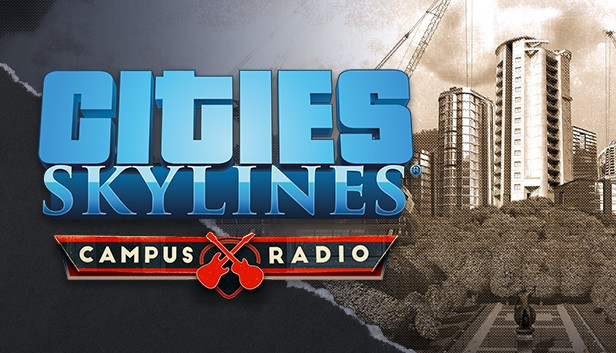 Cities: Skylines - Campus Rock Radio