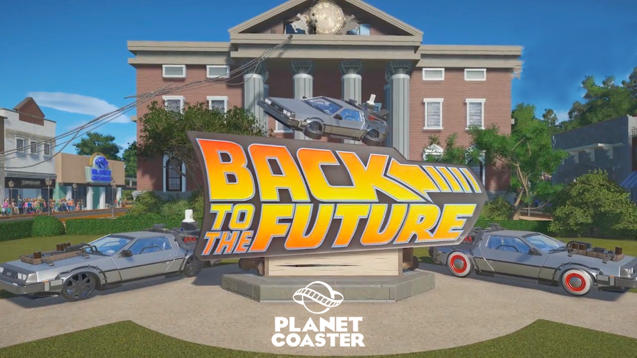 Buy Planet Coaster - Back to the Future Time Machine Construction Kit ...