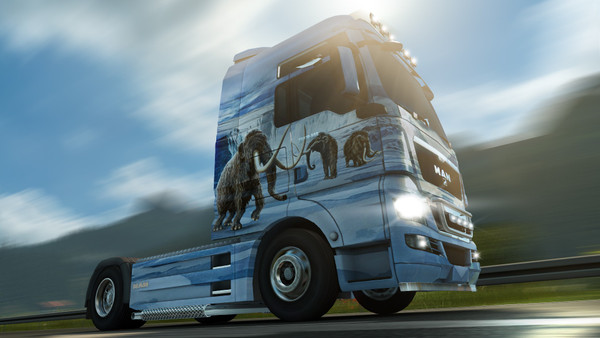 Euro Truck Simulator 2 - Prehistoric Paint Jobs Pack screenshot 1