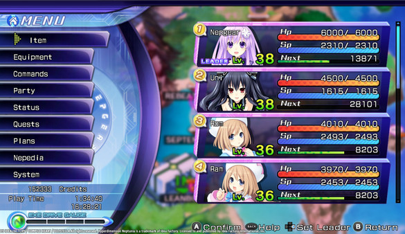 Hyperdimension Neptunia Re;Birth2: Sisters Generation screenshot 1