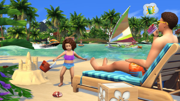 Les Sims 4 Iles paradisiaques (Xbox ONE / Xbox Series X|S) screenshot 1