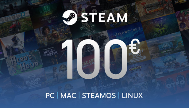 Buy Steam Gift Card 100€ Steam