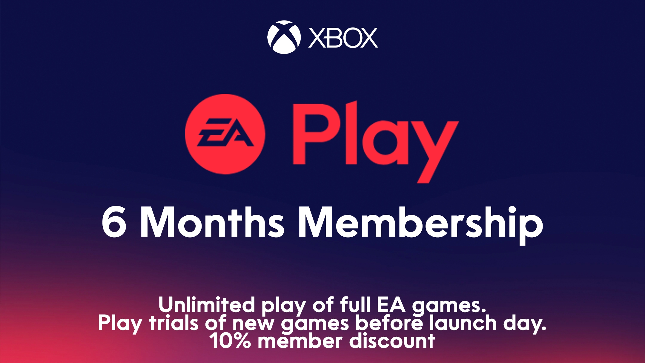 Buy EA Play (EA Access) Pass 6 Month Xbox Microsoft Store