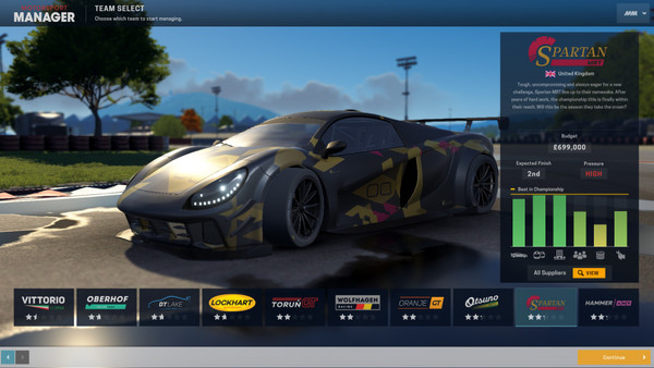 Motorsport Manager - GT Series screenshot 1