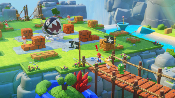 Mario + The Lapins Crétins Kingdom Battle Switch screenshot 1