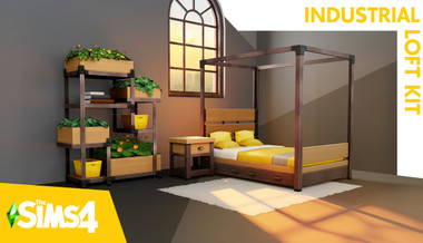 Die Sims 4 Industrie-Loft-Set