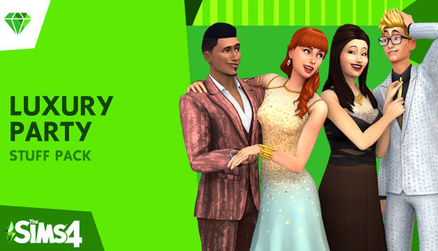 The Sims 4 Luxury Party Stuff Pack DLC for PC Game Origin Key Region Free