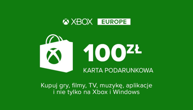 Xbox Digital Gift Card 100 PLN (PL), Buy Xbox card!