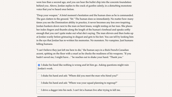 Vampire: The Masquerade - Parliament of Knives screenshot 1