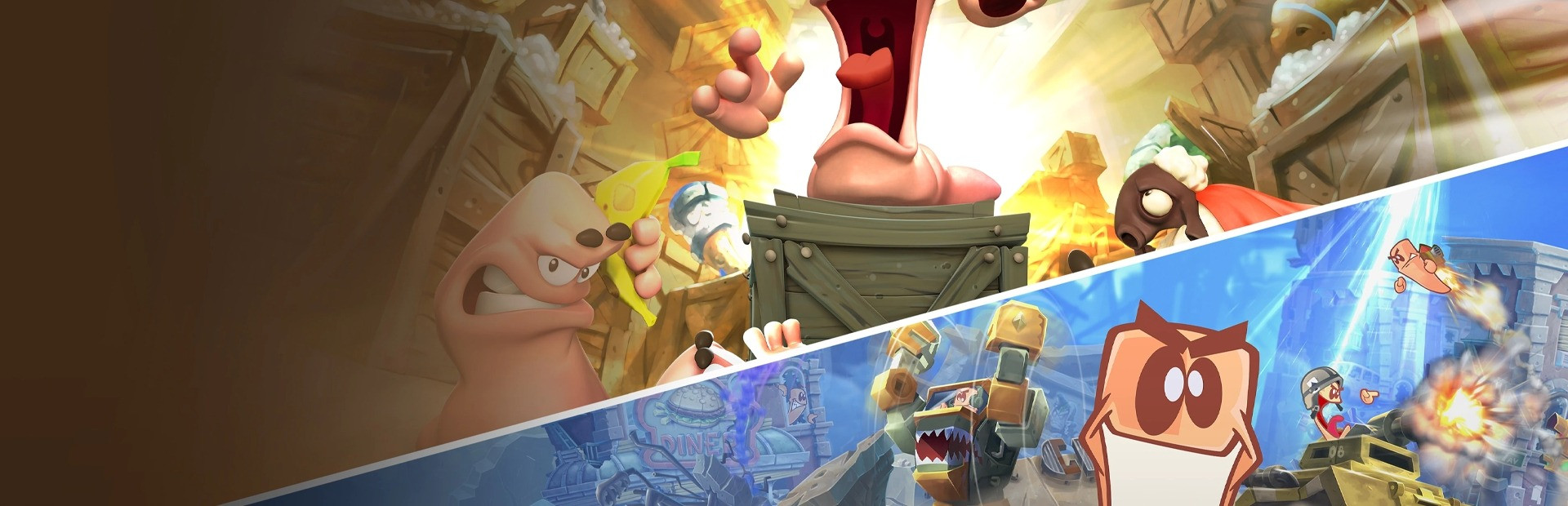 Worms Battlegrounds + Worms W.M.D