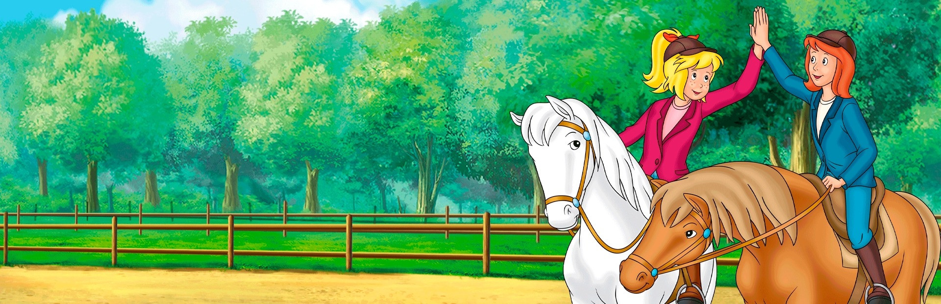 Bibi & Tina at the horse farm
