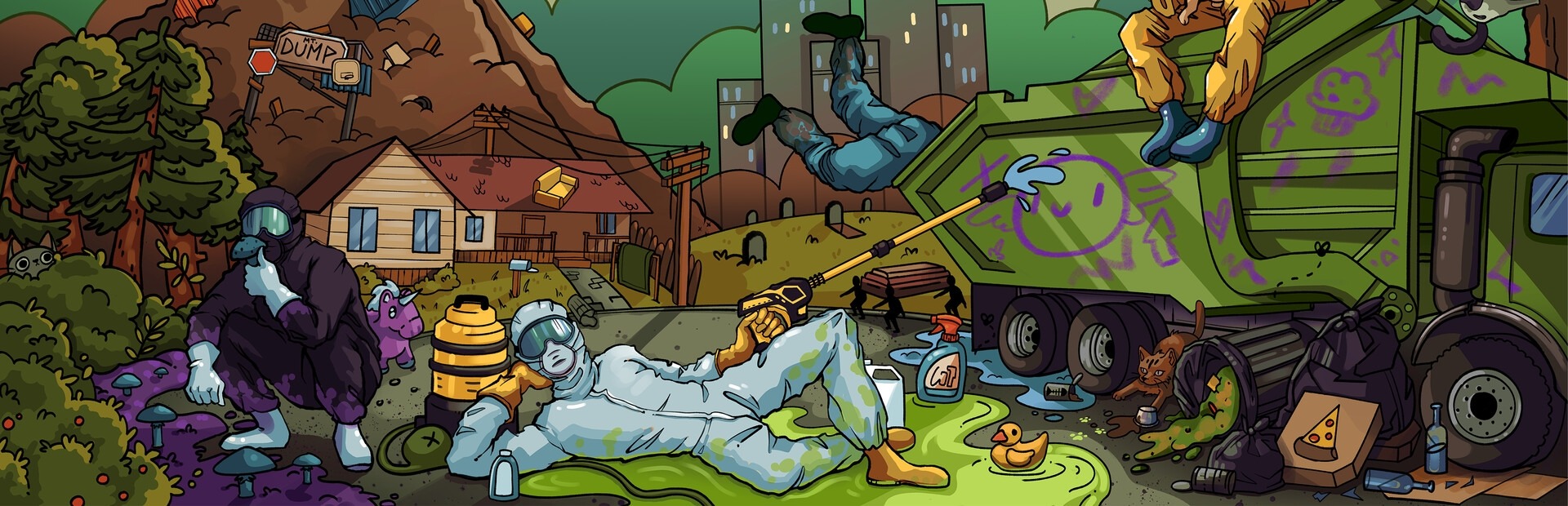 Purrrifiers: Cleaning Chaos – Cats & Goofylike Co-op