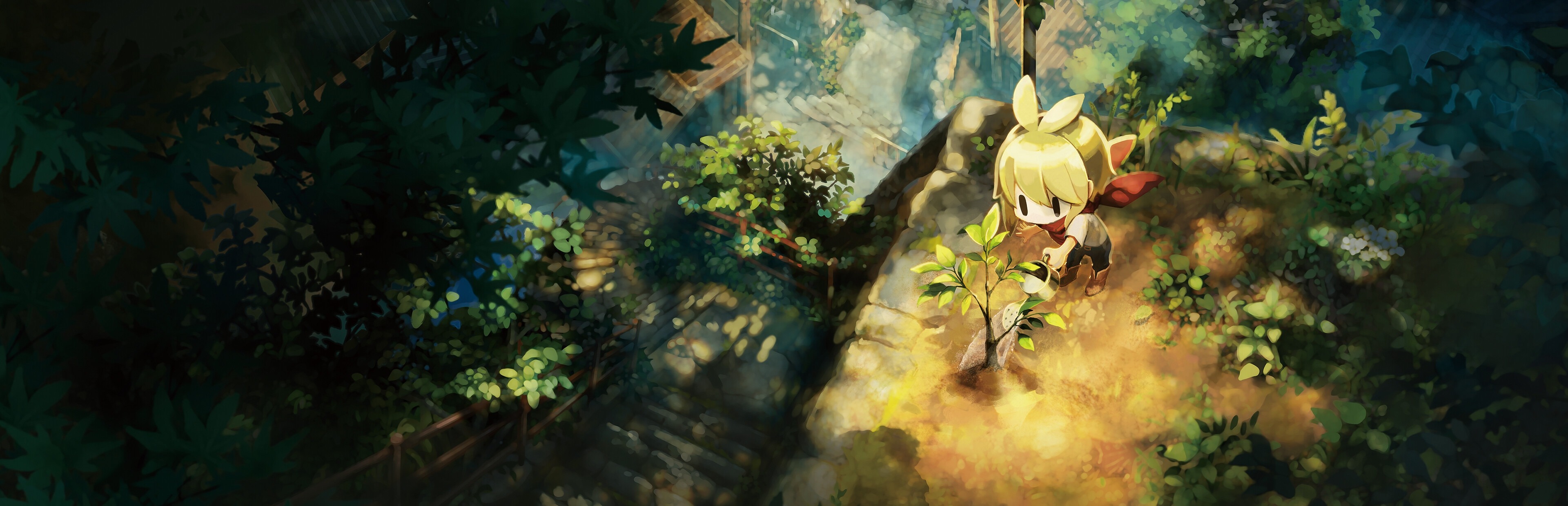Village in the Shade