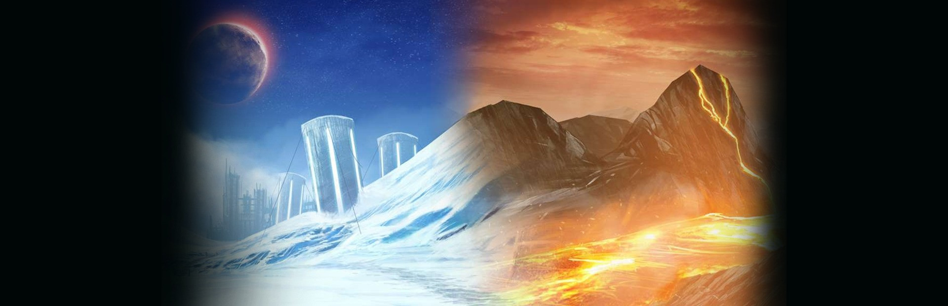 2 Planets Fire and Ice